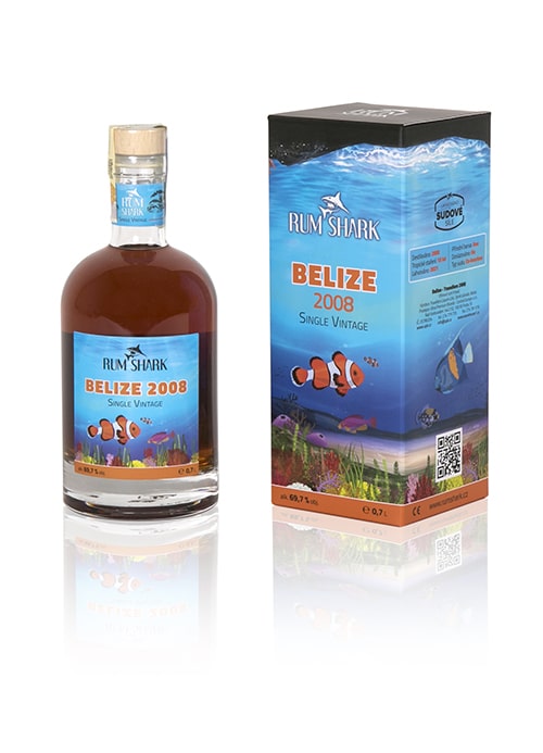 BELIZE 2008 bottle with box